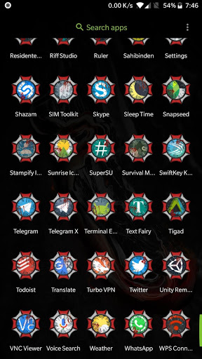 288x512 Resident Ed Evil Icon Pack Latest Version Apk