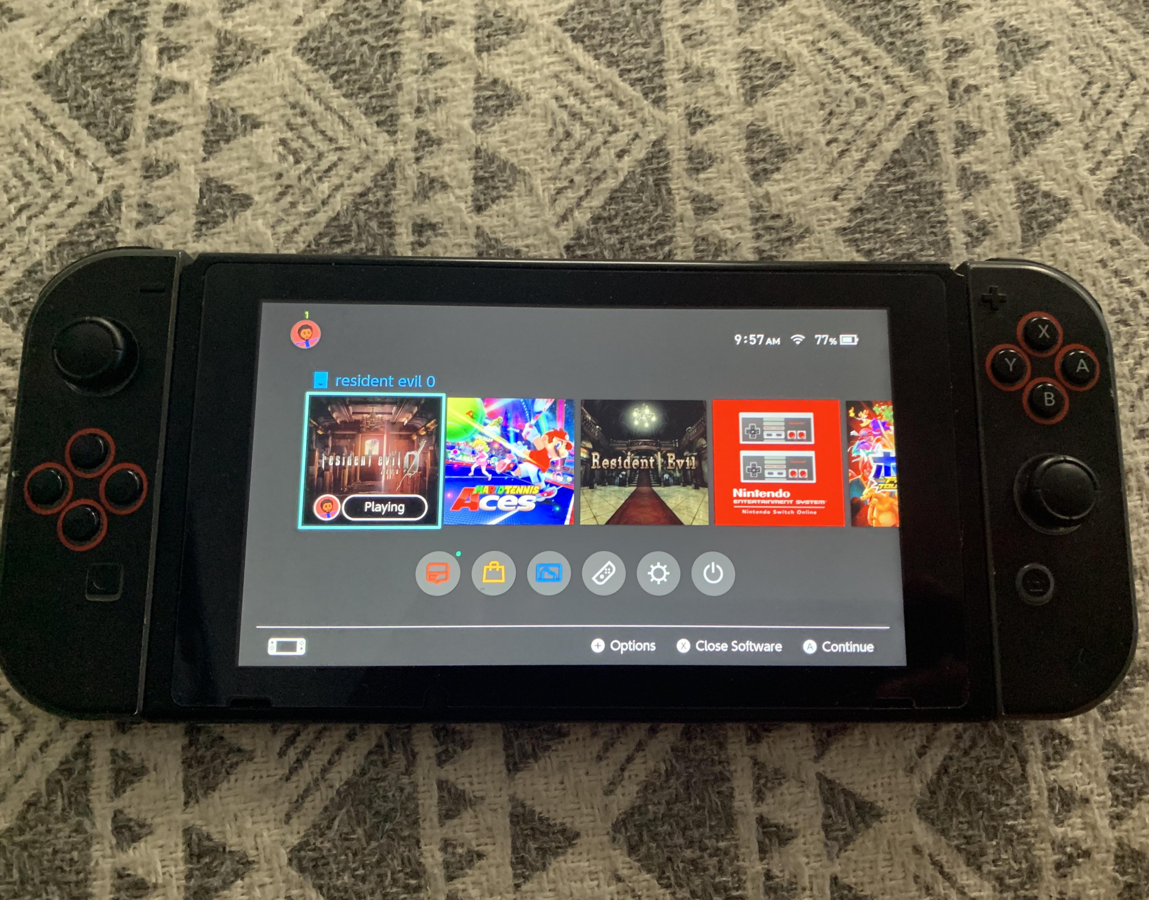 3756x2942 Those Beautiful Resident Evil And Icons On My Nintendo Switch