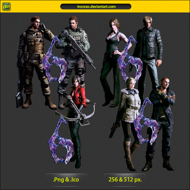 625x625 Resident Evil Dock Icon Pack