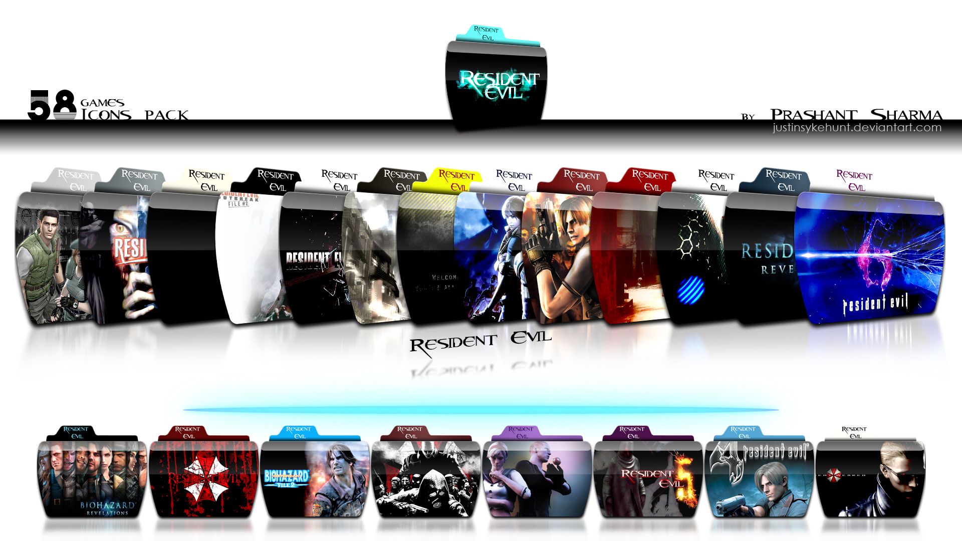 1920x1080 Iconworks Resident Evil Game, Evil