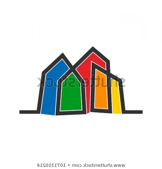 540x564 House Symbol Building Icon Residential Logo Hoodamathrun