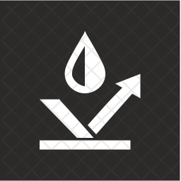 Water Resistance Icon Of Glyph Style 256x256 Water Resistance Icon Of Glyph Style