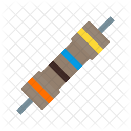 256x256 Resistor Icon Of Flat Style