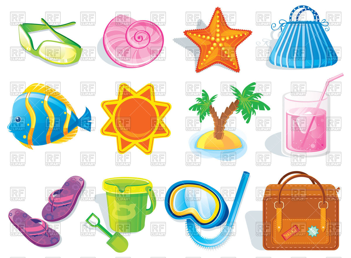 1200x883 Glossy Summer And Vacation Resort Icon Vector Image Of Travel