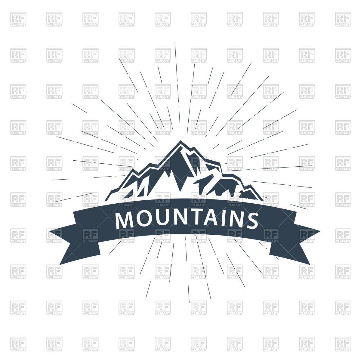 1200x1200 Mountain Peaks Labels And Emblems