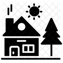 256x256 Resort Icon Of Glyph Style