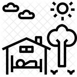 256x256 Resort Icon Of Line Style