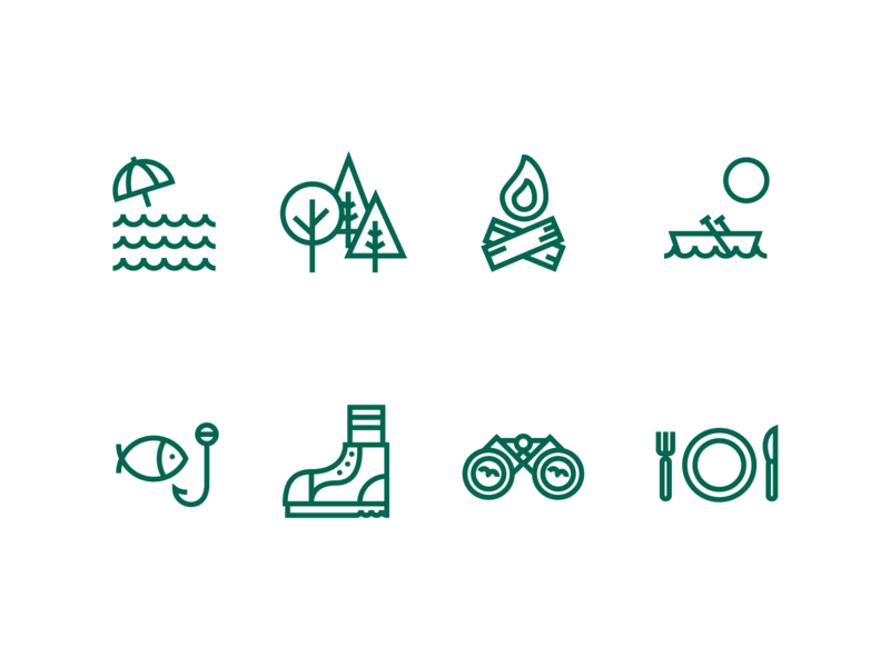 800x600 Woodland Resort Icons
