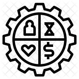 Resource Management Icon Of Line Style 256x256 Resource Management Icon Of Line Style