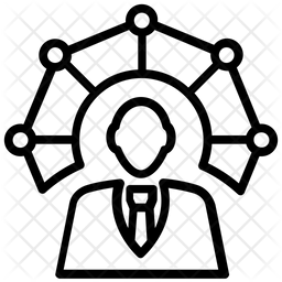 Human Resources Icon Of Line Style 256x256 Human Resources Icon Of Line Style