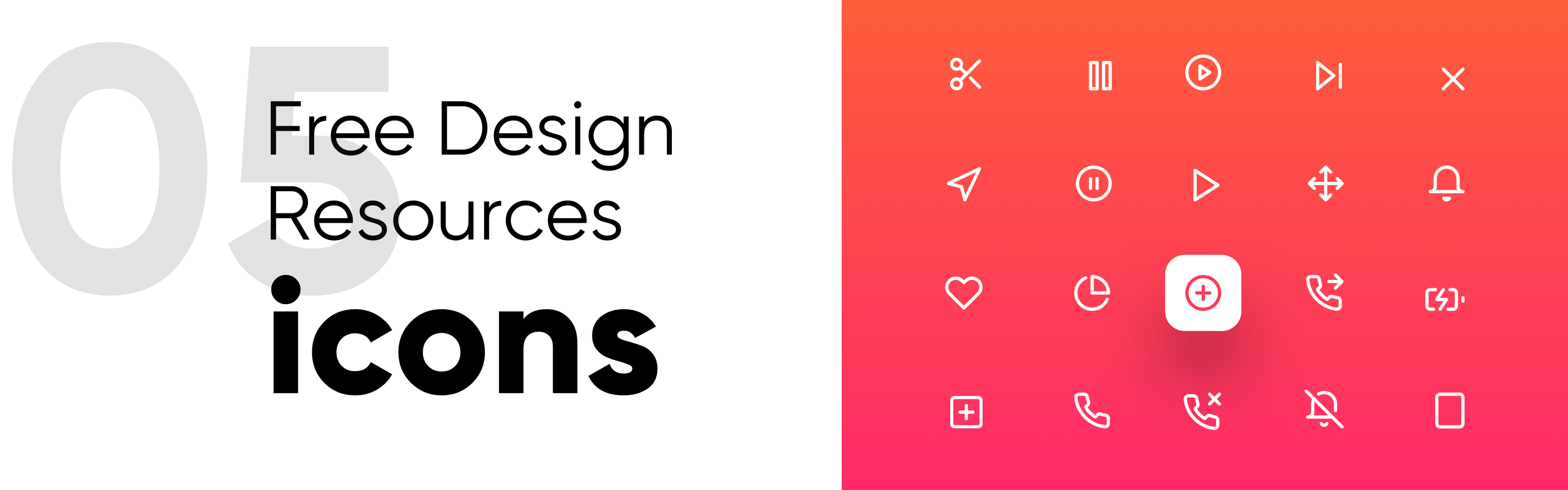 4000x1250 Free Design Resources Icons