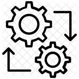 256x256 Allocation Of Resources Icon Of Line Style