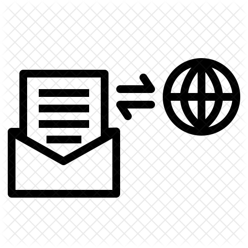 512x512 International Email Icon Of Line Style