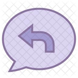 256x256 Message Response Icon Of Colored Outline Style