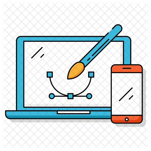 Responsive Design Icon Of Colored Outline Style 512x512 Responsive Design Icon Of Colored Outline Style