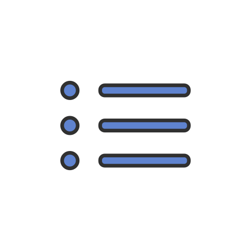 512x512 Menu, Responsive, List, Facebook Icon Free Of Facebook Ui