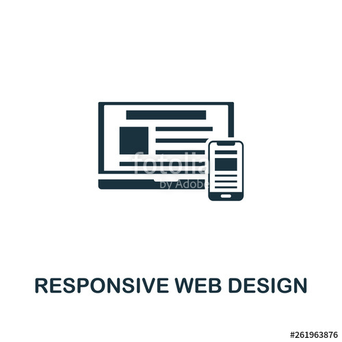 500x500 Responsive Web Design Icon Creative Element Design From Content