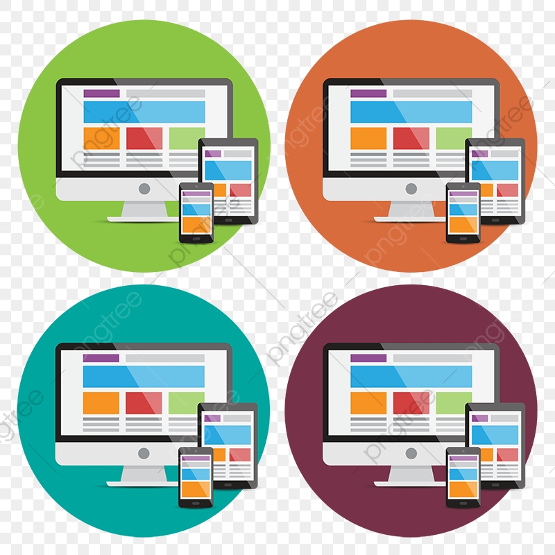 800x800 Devices Icons Responsive Web Design, Web Vector, Adjustable