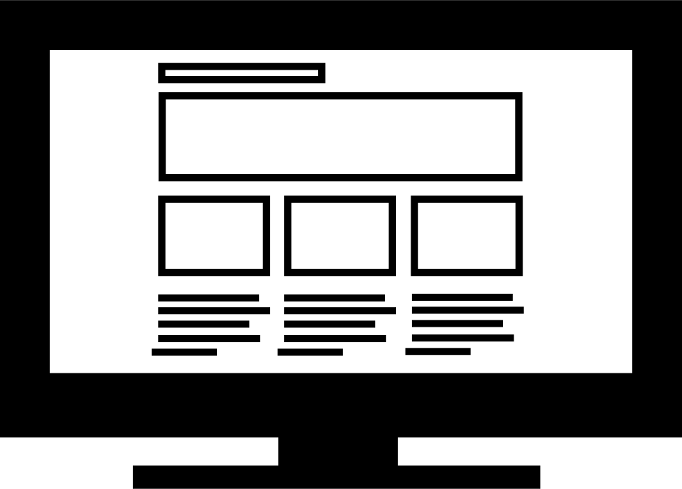 980x702 Responsive Website Design On Monitor Screen Png Icon Free