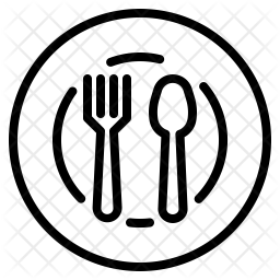 256x256 Restaurant Icon Of Line Style