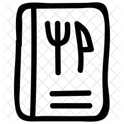 256x256 Restaurant Menu Icon Of Doodle Style