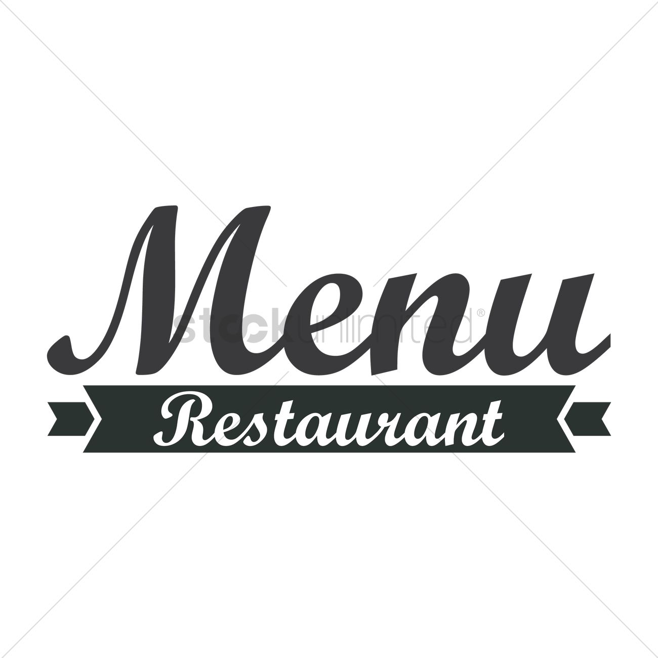 1300x1300 Restaurant Menu Logo Icon Vector Image