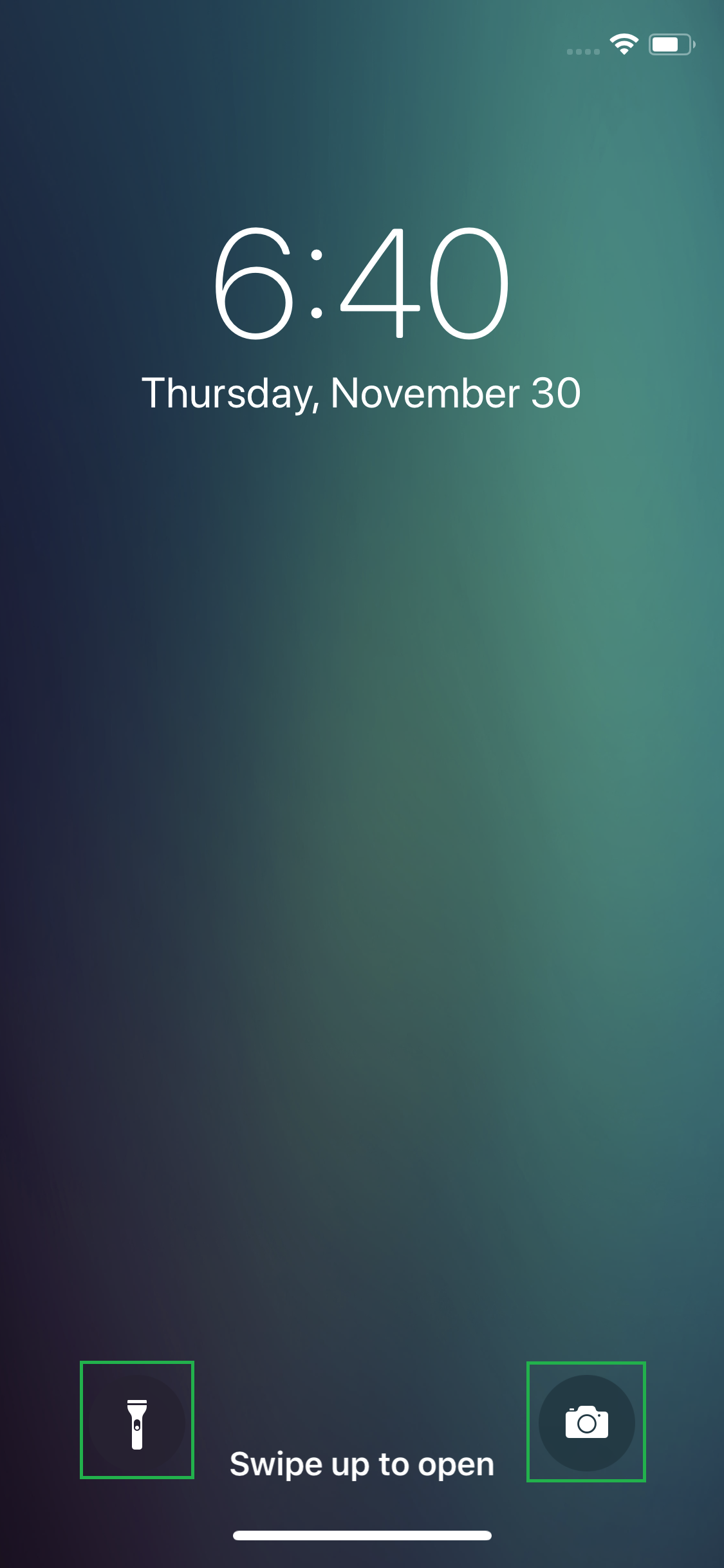 1125x2436 Flashlight And Camera Lock Screen Guide For Iphone X Tom's Guide