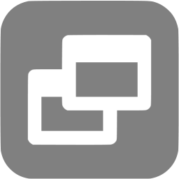 Gray Restore Window Icon 256x256 Gray Restore Window Icon