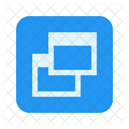 256x256 Restore Window Icon Of Flat Style