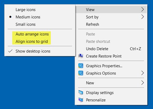 500x358 Desktop Icons Rearrange And Move After Reboot In Windows