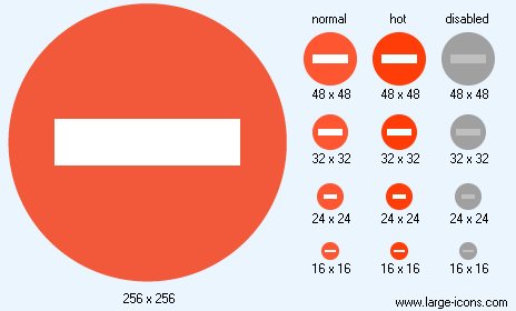 464x280 Restricted Icon Image Large Flat Icons