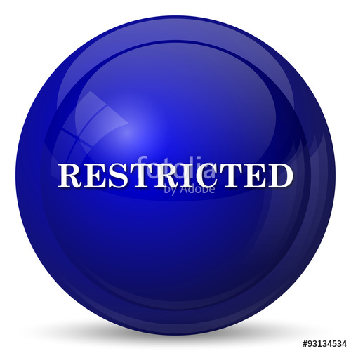 500x500 Restricted Icon Stock Photo And Royalty Free Images On Fotolia