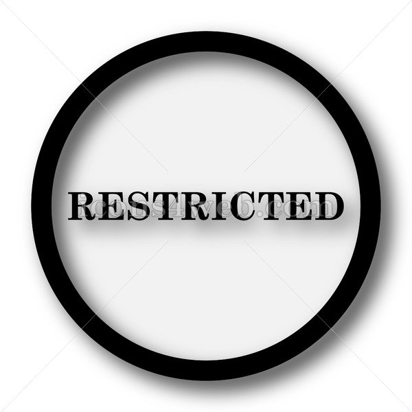 600x600 Restricted Simple Icon Restricted Simple Button