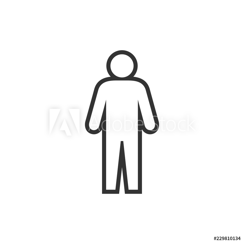 1000x1000 Photo Art Print Wc Icon Toilet And Restroom Icon Male Symbol