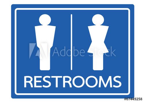 500x354 Restroom Symbol Male And Female Icon Signage Potty People Ada