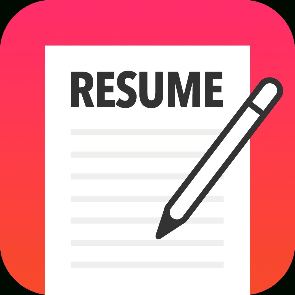1024x1024 Resume Clipart Icon Web Icons Png Intended For My