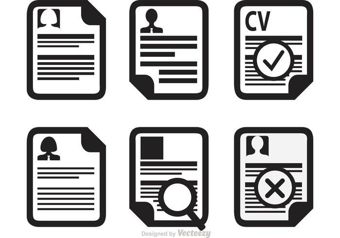 700x490 Resume Icons Free Vector Art
