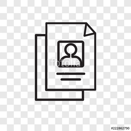 Resume Icon Vector at Vectorified.com | Collection of Resume Icon ...