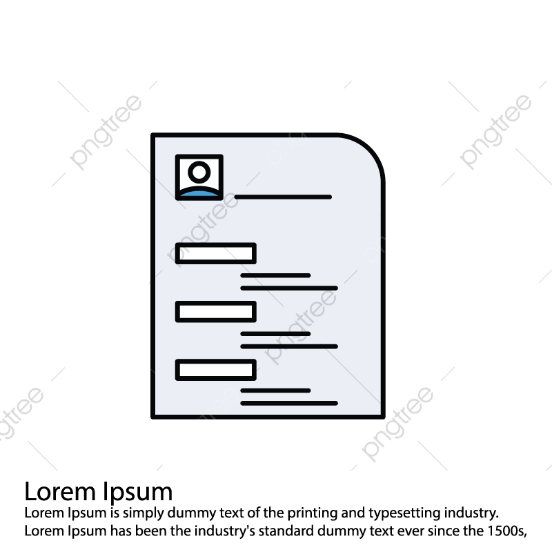 800x800 Vector Cv Icon, Cv Icon, Resume, Portfolio Png And Vector