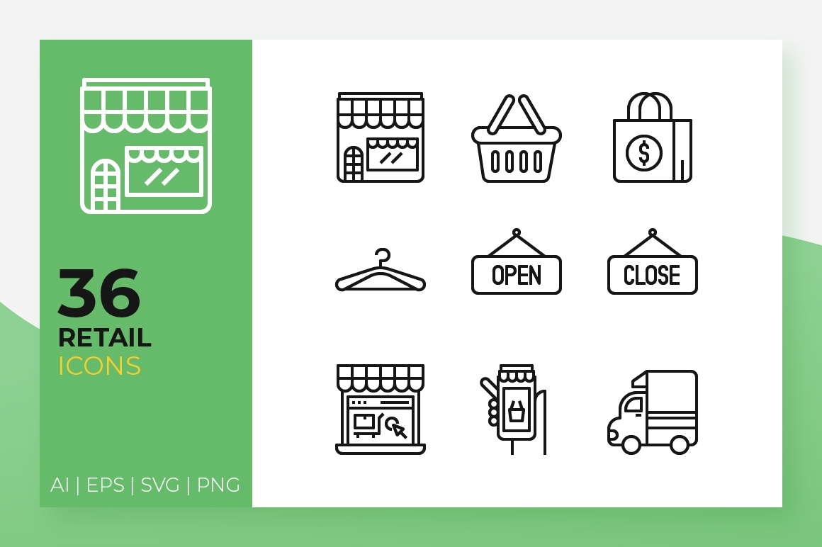 Retail Icons 1160x772 Retail Icons
