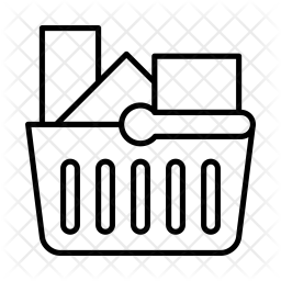 Basket, Full, Cart, Buy, Shopping, Purchase, Retail Icon Of Line 256x256 Basket, Full, Cart, Buy, Shopping, Purchase, Retail Icon Of Line