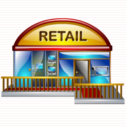 256x256 Transparent Retail Store Png