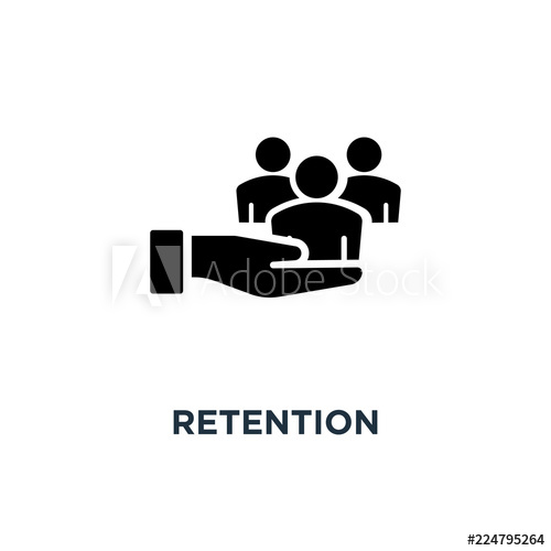 500x500 Retention Icon Retention Concept Symbol Design, Vector Illustra