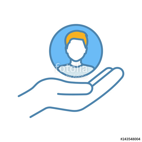 500x500 Customer Loyalty And Retention Color Icon Stock Image And Royalty