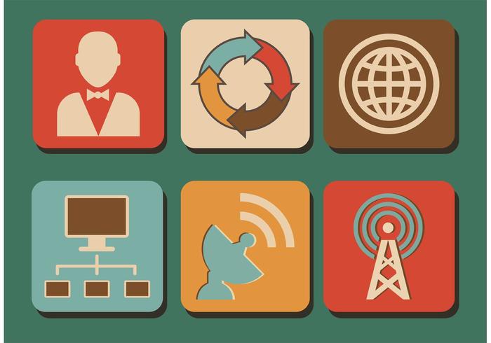 700x490 Free Retro Icon Set