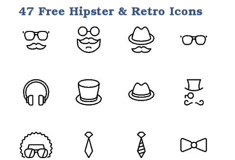 480x326 Retro Icon Set For That Vintage Look Free For Limited Time