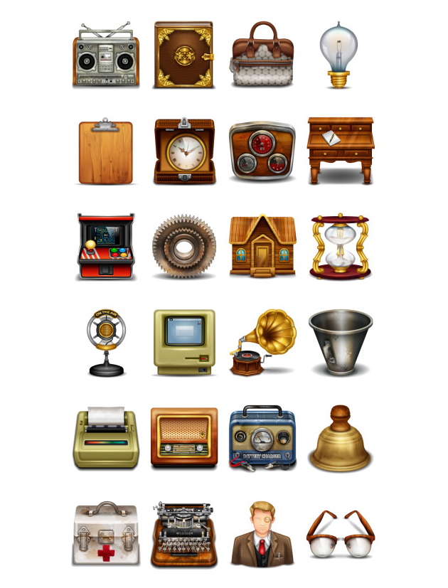 630x827 Retro And Vintage Icons
