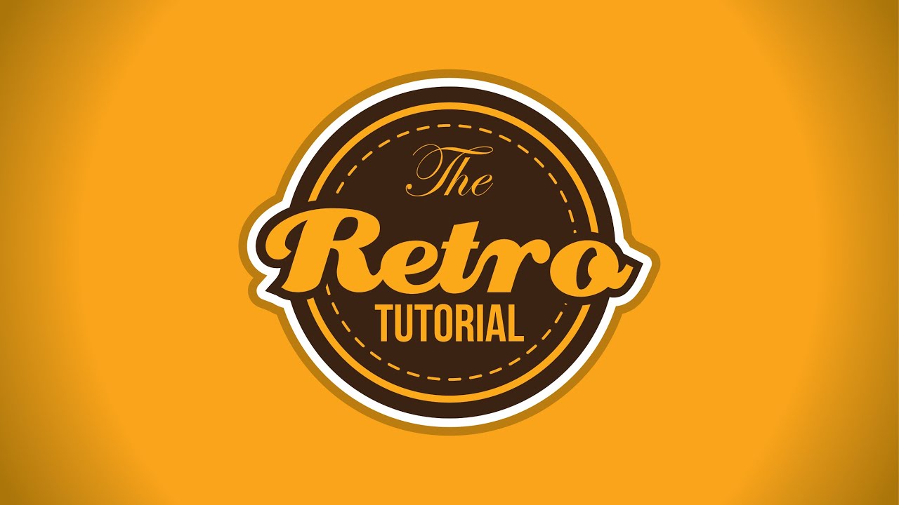 1280x720 Retro Icon Logo