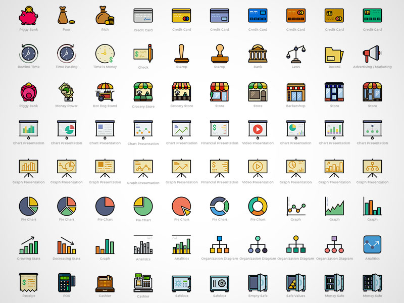800x600 Retro Business Icons Pack Sketchblast Download Free Sketch