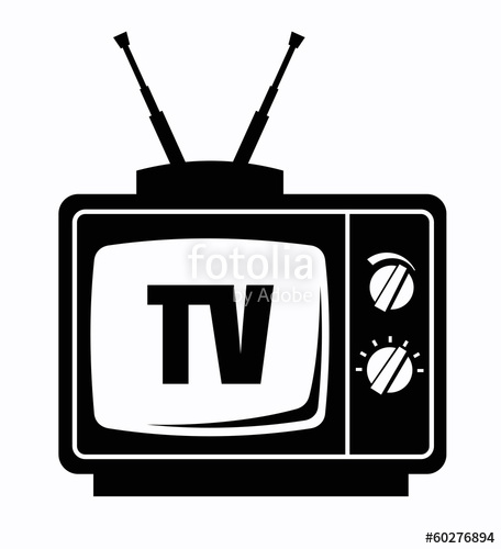 456x500 Retro Tv Icon Stock Image And Royalty Free Vector